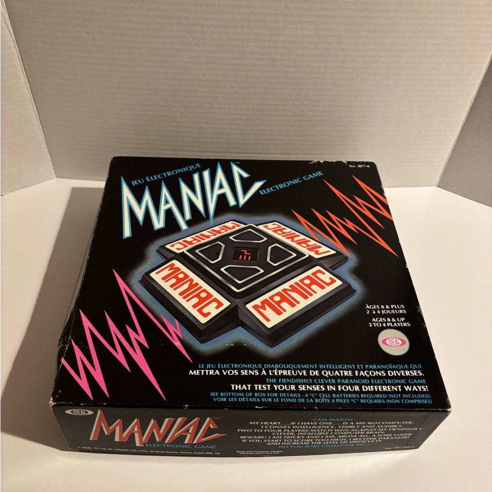 Vintage 1979 Maniac Electronic Game